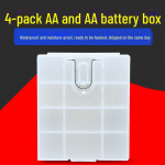 8-paki aku hoiukarp: Isoleeritud, niiskuskindel, tolmukindel, l&uuml;hisekindel 5 ja 7 aku jaoks 4 empty battery boxes