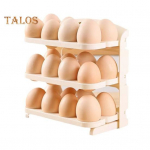 Muna hoiukonteiner Suure mahutavusega Toidukvaliteediga BPA-vaba Kokkupandav disain Kaasaskantav munahoidja K&uuml;lmkapi alus valge