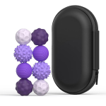 8 tk Magnetilised Fidget pallid M&auml;nguasjad, Silikoonist Sensoorsed Stressi Leevendamise M&auml;nguasjad, ADHD &Auml;revus Vaiksed Juhi Laua Fidget Magnetidm 2.2*2.2*2.2cm lilla