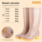 Naiste libisemiskindlad k&otilde;rge s&auml;&auml;rega soojad vihmasaapad - Tasuta saatmine 41