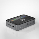 NFC Bluetooth 5.3 helisaatja vastuv&otilde;tja RGB v&auml;rviline valgus USB 3.5MM AUX RCA koaksiaal optiline DAC muundur juhtmevaba adapter must