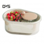 Suure mahutavusega puuviljade pesemise ja tsentrifuugimise kauss harjaga Eemaldatav Lihtne kasutada Manuaalne puu- ja k&ouml;&ouml;giviljapuhasti N&otilde;rutuskorv