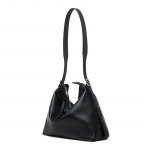 Ehtsast nahast naiste kott Premium Sense naiste &otilde;lakott kaenlaaluste ni&scaron;&scaron; Retromoodne Crossbody kott must