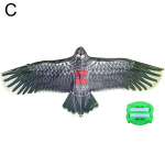 1,1 m Eagle tuulelohe koos 30-meetrise loheliiniga Large Eagle Best Children Lendab kingituseks spordilohesid Bird Fa T8Z5 Black-1set