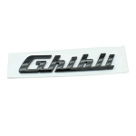 Auto 3D ABS Pagasiruumi T&auml;hed Logo M&auml;rk Embleem Stiil Kleebised G-hibli Q-uattroporte -Levante Q4 SQ4 GTS G-ransport Ghibli must