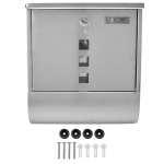 Postkast Euroopa stiilis kitsa piluga roostevabast terasest rippuv lukustatav postkast v&auml;liaia jaoks