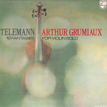 LP plaat ARTHUR GRUMIAUX - 12 fantaasiat viiulile soolo SFX7886 PHILIPS Jaapan Klassika Kasutatud