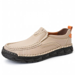 Suur suurus 47 48 Meeste vabaajajalatsid Moodsad nahast kingad meestele Kevad S&uuml;gis Meeste korterkingad S&otilde;idukingad Zapatos Hombre 39 khaki