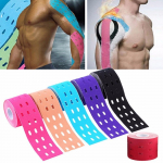 Punch muscle stickers Sports tape athletes special colorful perforated muscle stickers color random