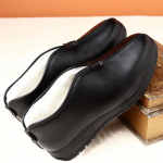 Vana Peking pehmest nahast paks karv paksendatud puuvillased kingad meeste isa eakate seas vanamehe kingad talvised sametist soojad puuvillased kingad 39