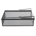 under Cabinet Hanging Drawer Closet Organizer Space Saving Holder Storage Bin Pull Out