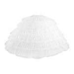 Naiste pruutpulmakleit suur alusseelik, p&otilde;randapikkus 6 terasr&otilde;ngaga 6 kihiline l&otilde;ng elastne v&ouml;&ouml;koht 1 valge