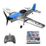 P51 Mustang h&auml;vituslennuk Z63 3 kanaliga puldiga lennuk 2.4G fikseeritud tiivaga lennukimudel EPP vaht purilennuk m&auml;nguasi kingitus lastele sinine