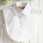 Naiste Mood Kraagie Kunstp&auml;rlid Kost&uuml;&uuml;m Naiste Krae Vale Faux Kraed V&otilde;lskrae Kinnitused Sifonkro&scaron;ee Eemaldatav Krae Tarvik valge