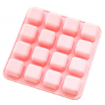 16 Cavity Square Cake K&uuml;psetamine Silikoonist Vorm Tarretis &Scaron;okolaadi Tr&uuml;hvlid Brownie Pudingi Vormid Seep Vormikoogi Kaunistamise T&ouml;&ouml;riistad