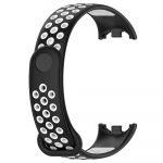 Sport silikoonist rihm Xiaomi Mi Band 8 k&auml;ev&otilde;ru jaoks, kahev&auml;rviline randmepael Xiaomi Mi Band 8 must hall v&auml;rv