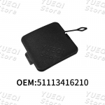 Auto Esistange Pukseerimiskonksu Kate Haagise Kork BMW X3 E83 E83LCI OE jaoks:51113416210