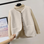 Naiste vest Talvine soe kapuuts V&auml;lisr&otilde;ivad vabaaja mantel Faux Button Up jope M