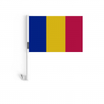 Drapeau Voiture - T&scaron;aad - 14 x 21 cm - 20 t&uuml;kki - Pol&uuml;ester - J&auml;lg rekto/verso