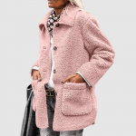 Naiste talvemantlid pikkade varrukatega rev&auml;&auml;riga n&ouml;&ouml;biga alla taskud fliisjakk vabaaja trendikad &uuml;ler&otilde;ivad XL