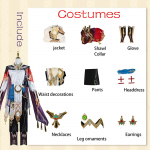 Genshin Impact Cos Suit Kavi Cos Xumi Al Hessen Cosplay M&auml;ng Animatsioon Anime R&otilde;ivaste &uuml;likond meestele M