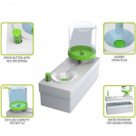 V&auml;rvipintsli puhastusvahend Multifunktsionaalne pintsli puhastusvahend akr&uuml;&uuml;lakvarelli jaoks