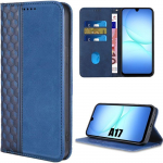 Coque de T&eacute;l&eacute;phone - BOOLING - Samsung Galaxy A17 5G/4G - Flip Case Cuir Synth&eacute;tique Bleu Marine