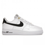 Nike Air Force 1 07 LV8 40. aastap&auml;ev - Valge Must Meeste Tennised Metallik-Kuld DQ7658-100 42