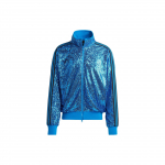 Adidas Originals Ristikulehe Sinine Versioon Seeria Logo Triip Litritega Lukuga Jakk Meeste &Uuml;ler&otilde;ivad Linnusule-sinine IA2463 XS