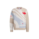 Adidas Originaalid Sportswear Logo Intarsia Pullover Kootud Kampsun Meeste Topid Hele-Khaki IN0985 S