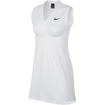 Nike &uuml;hev&auml;rviline V-kaelusega tennise treening slim fit varrukateta kleit naistele valge AT5105-100 M
