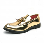 Moodsad Nahast Kingad Meestele Kvaliteetsed Meeste Kingad Mugavad Terava Otsaga Kingad Meeste Mokassiinid Kerged Vabaaja Kingad Zapatos De Hombre 38 kuldne