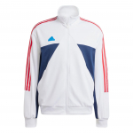 Adidas Tiro Nations Pack Mugav Stiilne Lihtne Jakk Meeste Jakk Valge Akadeemiline-Punane Puhtalt-Sinine IY2064 L