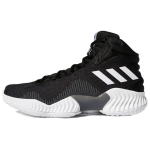 Adidas Pro Bounce 2018 Moodsad Mitmek&uuml;lgsed P&otilde;rutust Summutavad Libisemiskindlad Keskmise K&otilde;rgusega Korvpallijalatsid Meeste Tossud Must Valge FW5746 40⅔