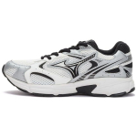 Mizuno Speed 2K Retro Nahast Vastupidavad Hingavad P&otilde;rutust Summutavad Madalad Jooksukingad Unisex toss Valge H&otilde;bedane Must D1GH222909 36