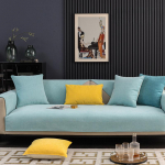 &Scaron;enill-diivanipadi, Four Seasons, universaalne, lihtne, moodne, oranž, libisemiskindel istmekate, diivanikate, seljatoe kate, r&auml;tik 70*70 sinine