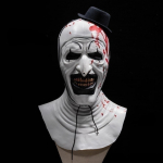 Kloun Arti Cosplay Film Terrifier 2 Kloun Arti Cosplay Kost&uuml;&uuml;m Kombinesoon Mask Halloweeni Kost&uuml;&uuml;mid Mask Meestele Naistele as the picture-S
