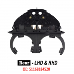 Auto tagumine topsihoidja kronstein kahe auguga plastikust keskkonsooli topsihoidja asendusautode tarvikud BMW E39 jaoks 1997-2003