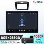 Ossuret Carplay 4G-LTE Carplay Android Autoraadio Renault Twingo 3 2014-2024 jaoks Autode Infotainment Multimeediam&auml;ngija GPS Auto Stereo RDS S8 8Core 8G 256G
13.1inch ADASC2