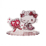 White Clover Hello Kitty x Dolly Mix Acrylic Sanrio Characters Acrylic Display Stand for and Rings Stand, Necklaces, Earrings, (AS-SAKT03)