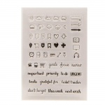 Silikoonpitsatemplid Ilmam&auml;rgid L&auml;bipaistev tempel Ajas&otilde;nad L&auml;bipaistev tempel Scrapbooking Albumi Ajakirja Kaunistused