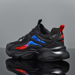 Kingad Meeste Tossud Meeste vabaajajalatsid Meeste Kingad Tenis Luksuslikud kingad Treener Race Hingavad jalan&otilde;ud Mood Loafers Jooksujalatsid 43 must