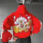 One Piece Luffy Anime Kapuutsiga sviiter Mehed Naised Kevad S&uuml;gis Puuvillane T&auml;navastiil Kapuutsiga Vabaaja Graafilise tr&uuml;kiga Pusa Pika varrukaga Topp M