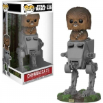 Figuur Funko POP! Luksuslik : T&auml;htede s&otilde;da : AT-ST koos Chewbaccaga