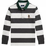 Polo Ralph Lauren Polo Bear Puuvillane Ragbi S&auml;rk Laste pluusid Oliiviroheline 323980429-001 M