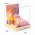 Uued DIY puidust miniatuursed ranniku&auml;&auml;rse villa miniehituskomplektid nukumajad m&ouml;&ouml;bliga Casa nukumajad s&otilde;prade s&uuml;nnip&auml;evakingiks