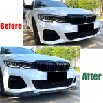 BMW 3. seeria G20 G21 320i 330i 2019-2025 M Sport stiilis difuusori kaitse Auto kerekomplekti kate Eesmise kaitseraua splitteri huul United States