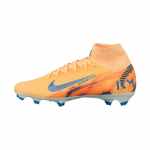 Kylian Mbapp&eacute; x Nike Mercurial Superfly 10 Pro Melon Toon/Igloo/Neo T&uuml;rkiis Unisex Jalgpallisaapad Oranž IM9321-801 45