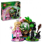 LEGO Wicked 75682 Figurines d&rsquo;Elphaba et de Glinda - Jouet pour enfant d&egrave;s 10 ans & D&eacute;co