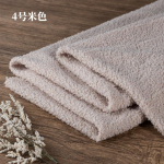 Teddy Pl&uuml;skangas Elastsus Pehme Meetri Kaupa M&auml;nguasjadele Lemmiklooma Pesa Padi K&auml;sit&ouml;&ouml; DIY &Otilde;mblemine Faux Lambanaha Riie Beež Valge 100cmX160cm